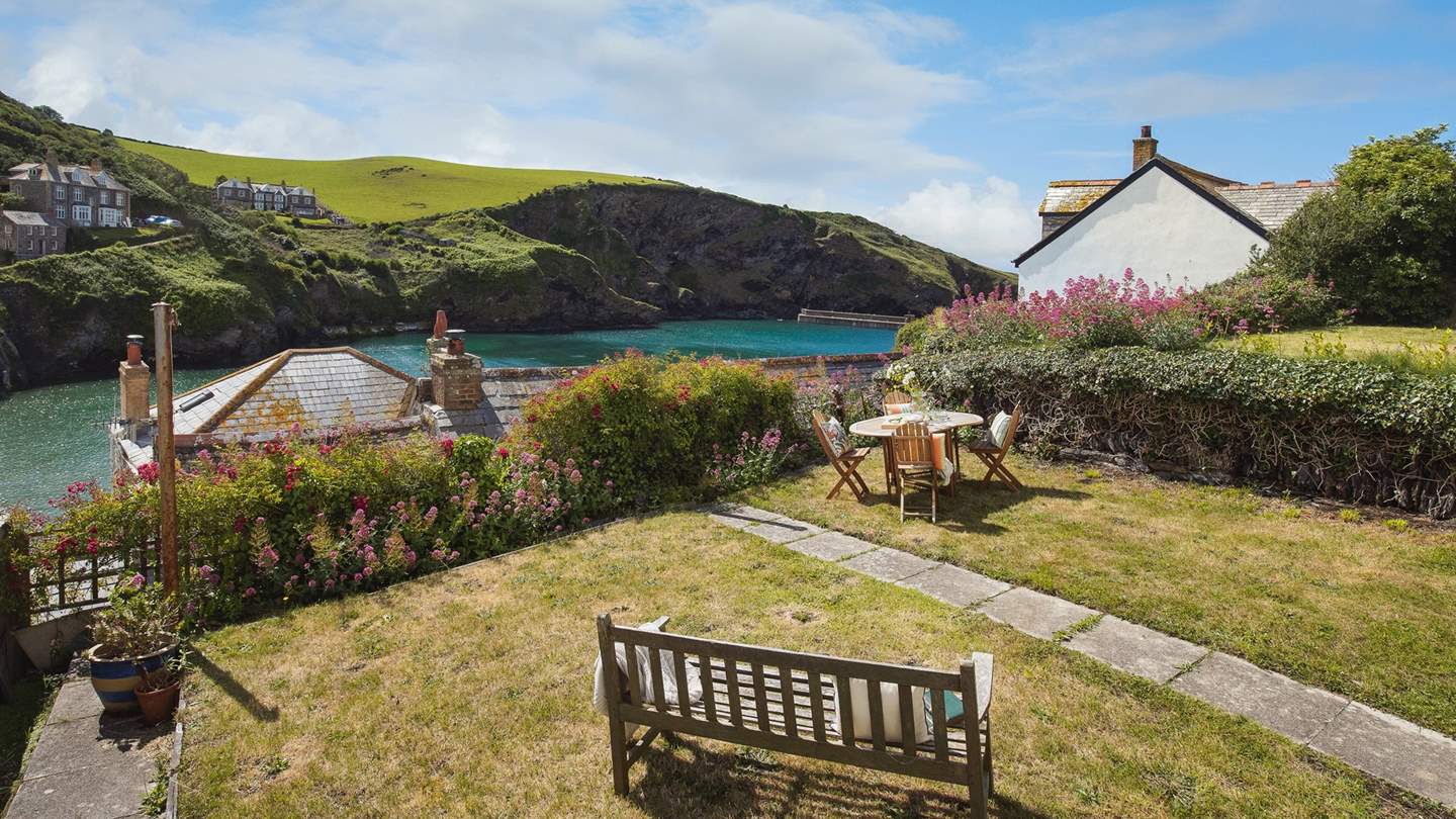 The cottage garden is just perfect for whiling away a sunny afternoon