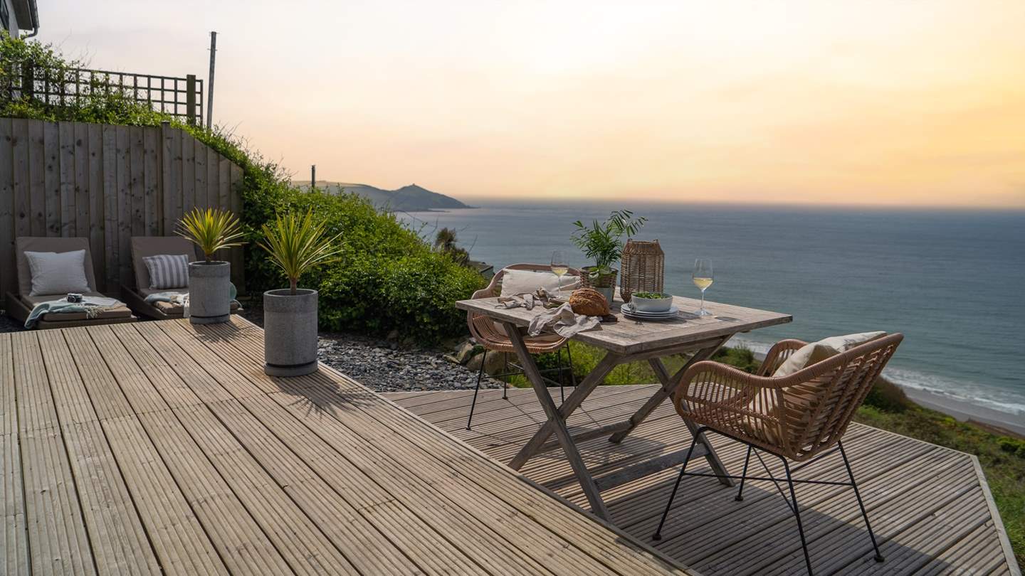 You'll have memory-making meals out on the terrace