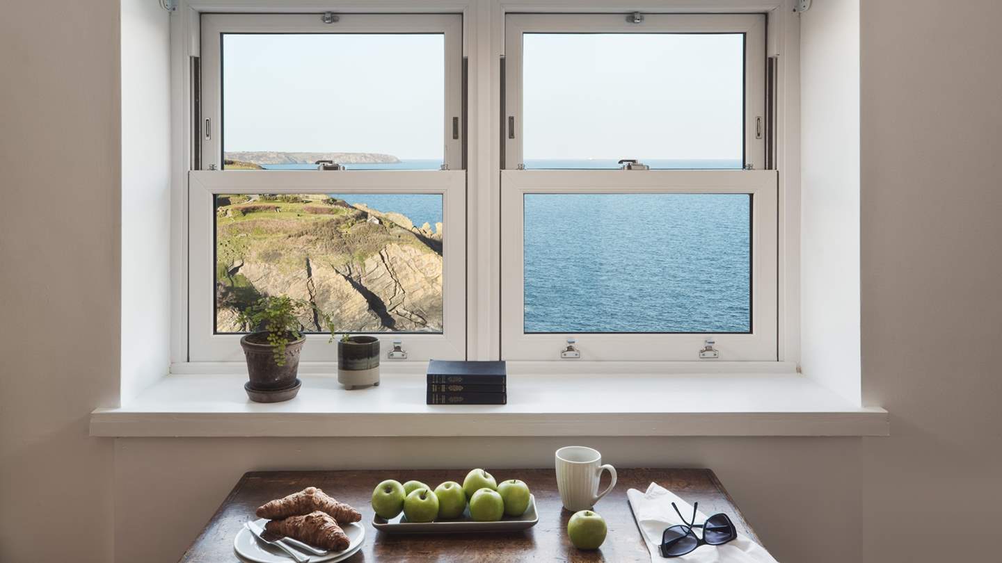 The stunning sea views. During warmer months, open the windows to let the sound of the surf help you drift off to sleep