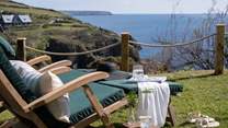 Set across the footpath lies this wonderful cliffside garden