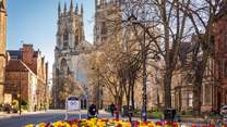 Beautiful York Minster is just a few minutes' walk away