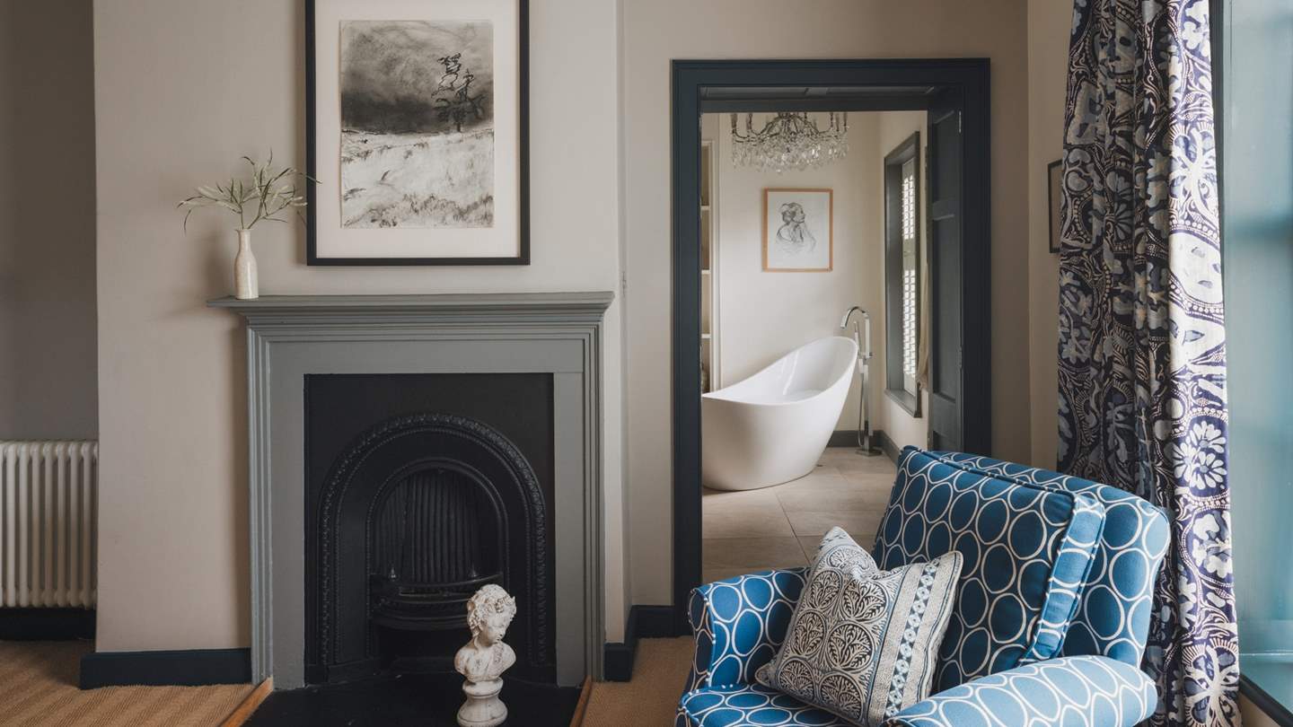 We adore the feature fireplaces throughout St Mary's Cottage, our luxury retreat in York