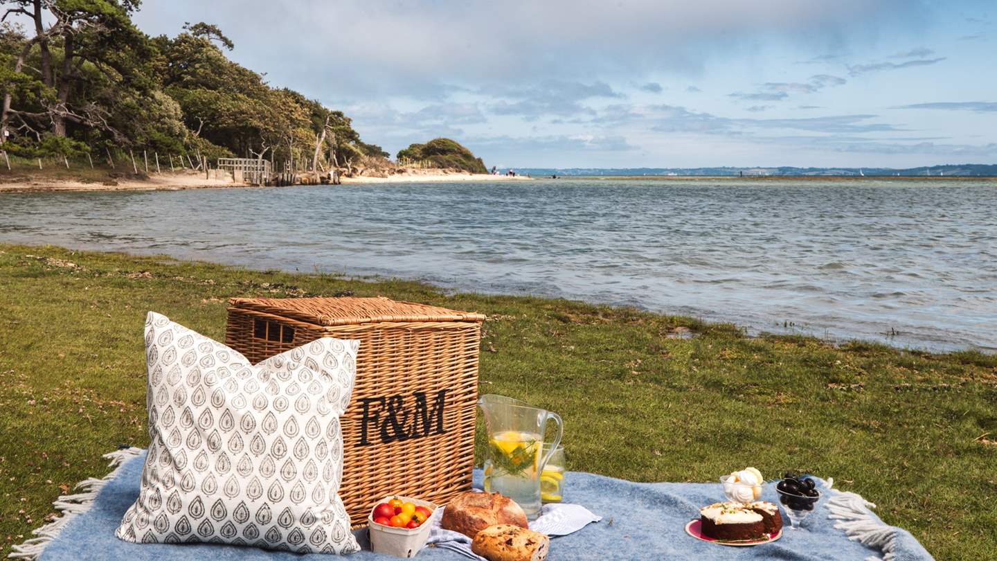 With 58 acres to explore all the way down to the Solent, there's plenty of space for a picnic!