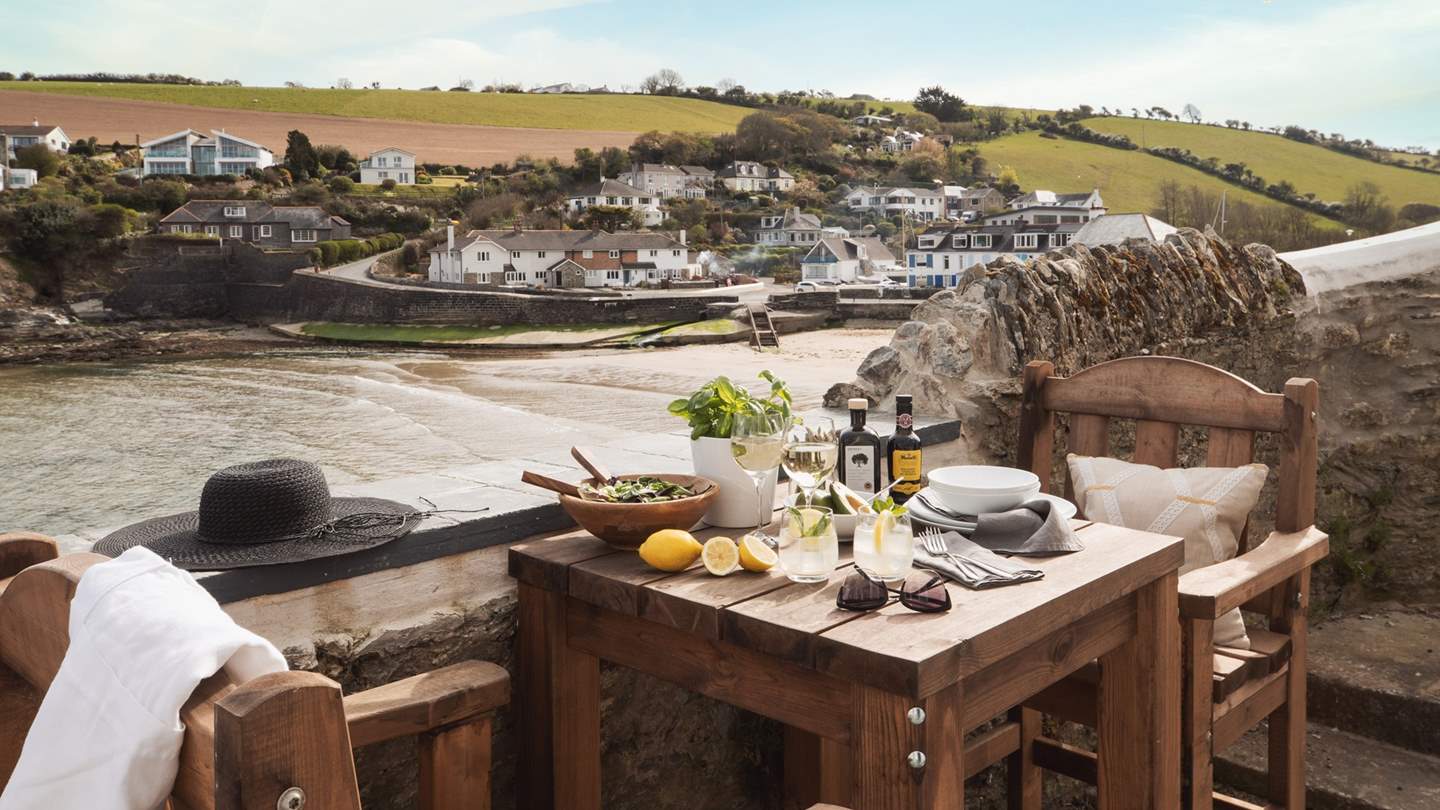 It's just a short walk to the centre of Mevagissey