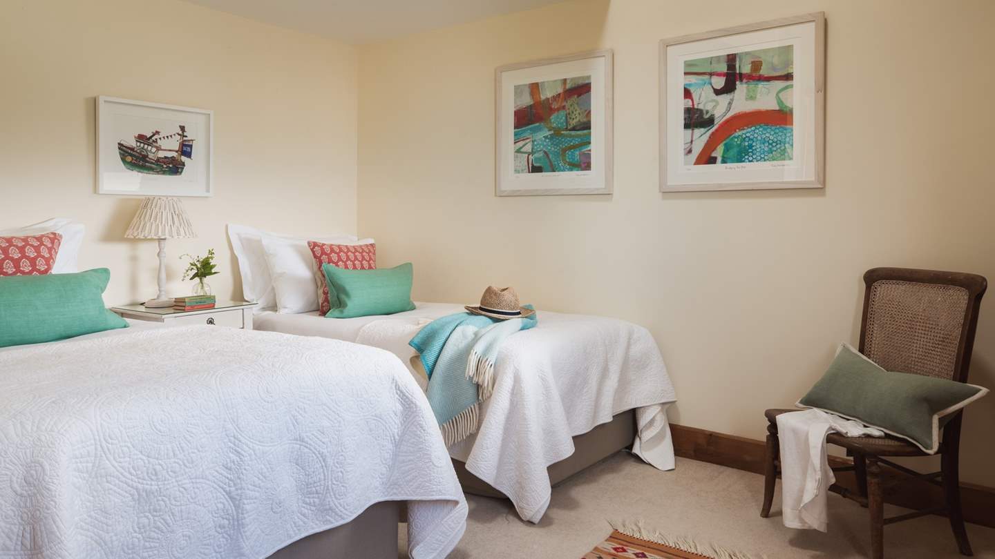 The darling twin room, perfect for little ones or friends staying together