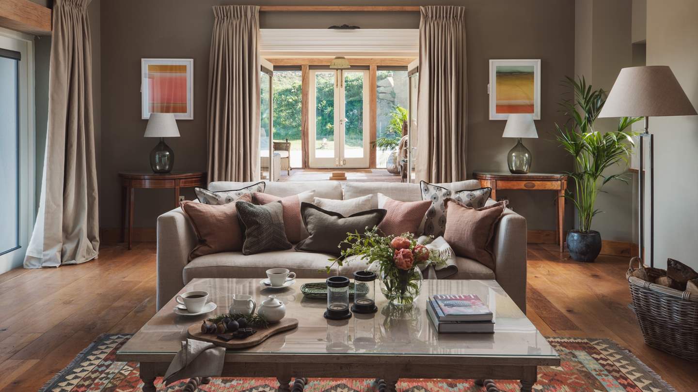 Spacious and welcoming, there's plenty of room for everyone to relax