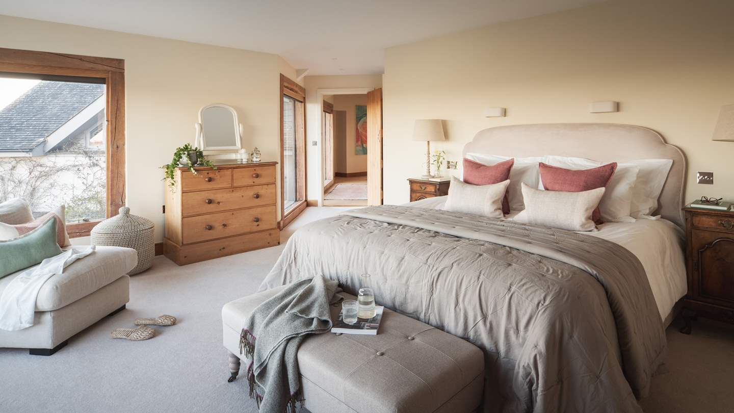 There are four gorgeous bedrooms to choose from