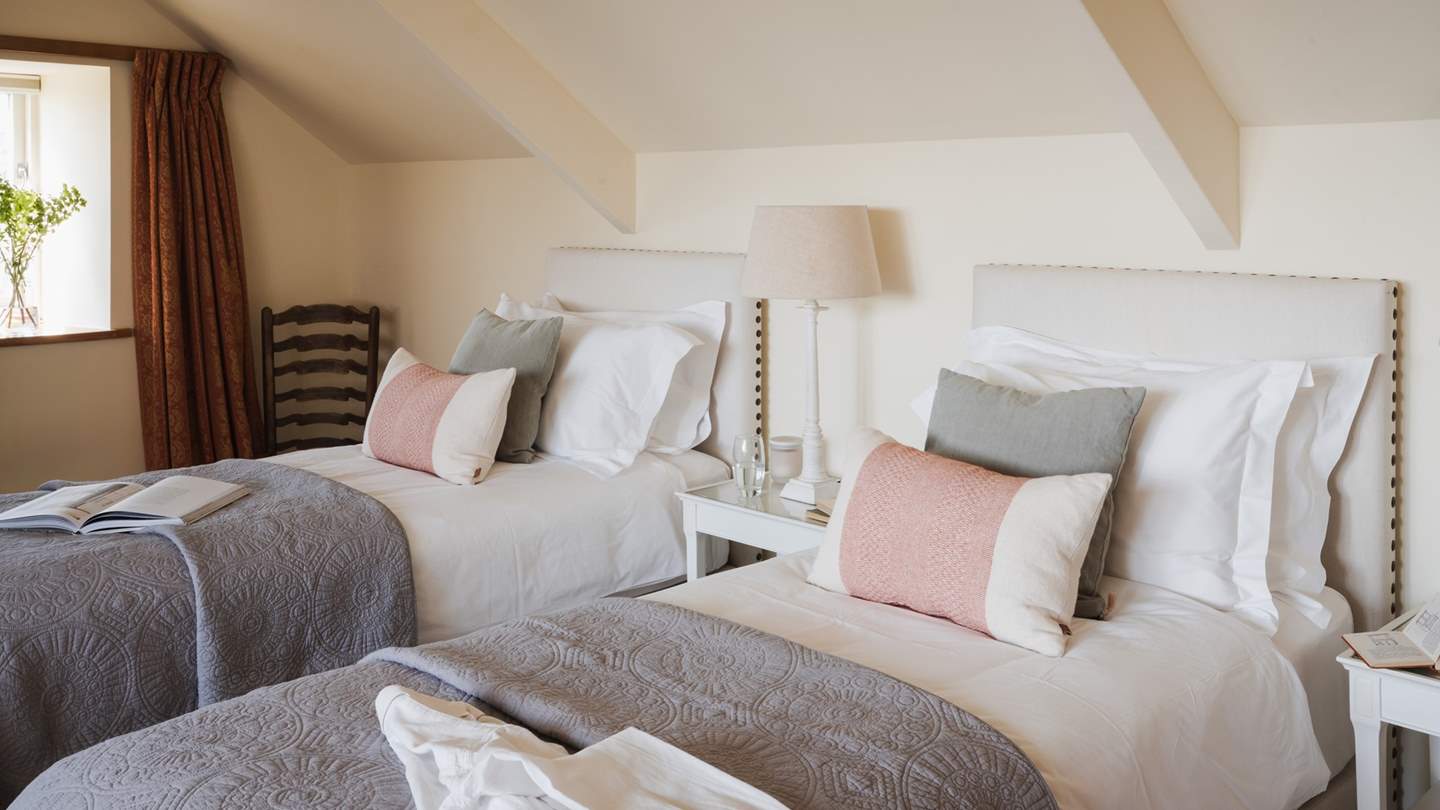 The sweetest bedroom awaits to help you slumber the night away