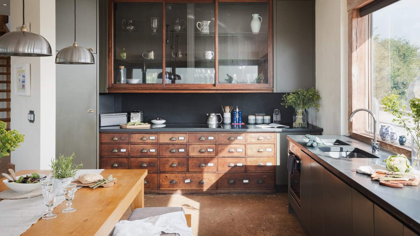 The kitchen is equipped with all the integrated mod cons needed to create fabulous feasts