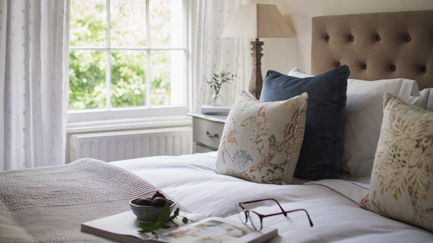 Staycations are the perfect excuse for long lie-ins and breakfast in bed...