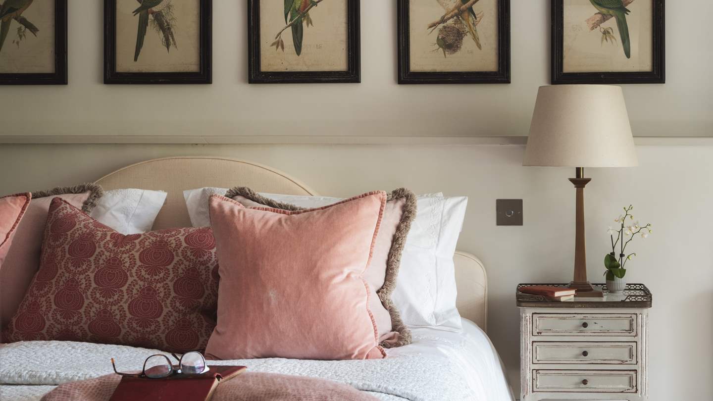 Plumptuous cushions and luxurious linens await to help you drift off into a blissful nights' sleep...