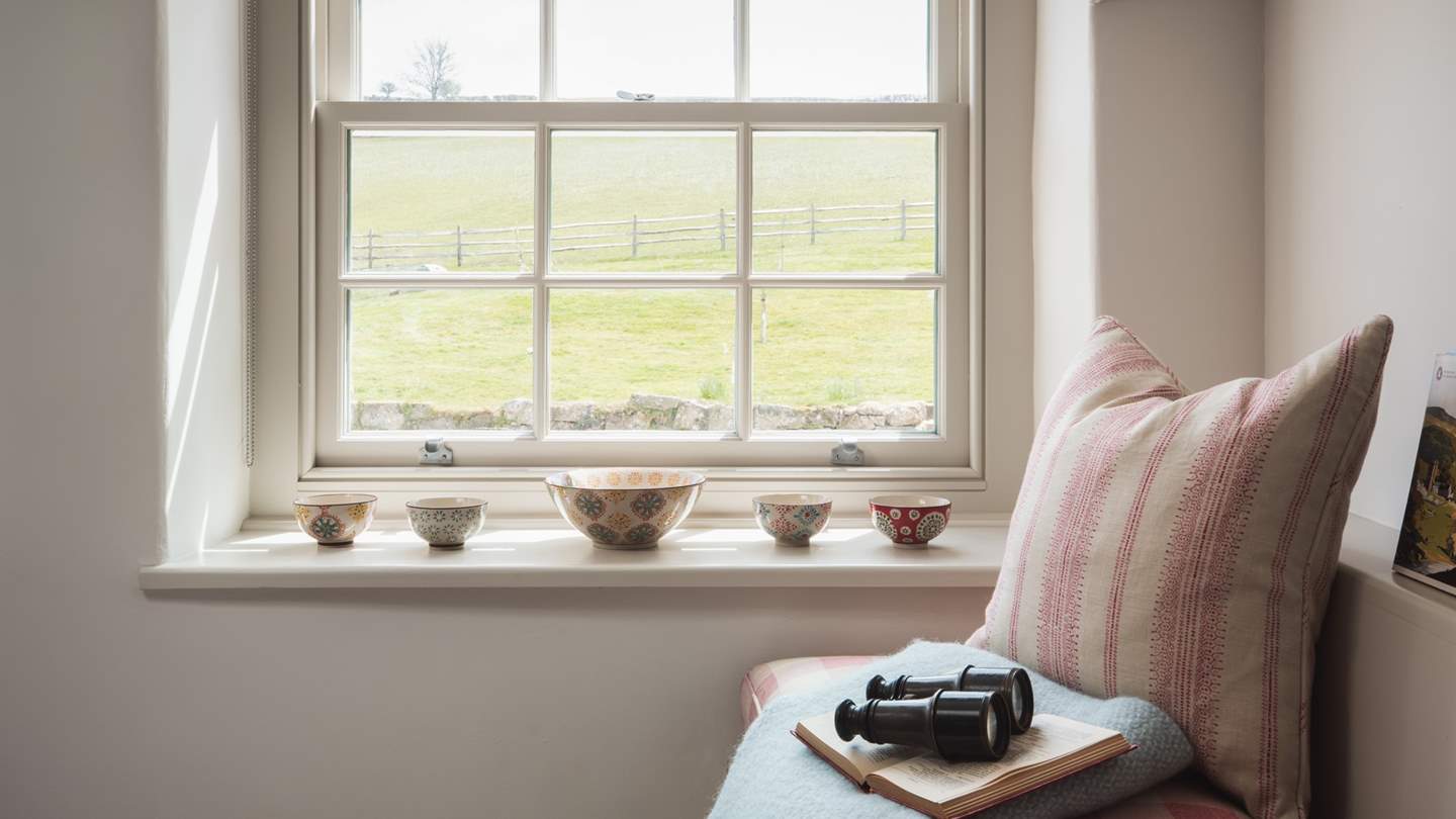 A quiet spot to while away an hour or two, gazing out over the countryside or reading a book