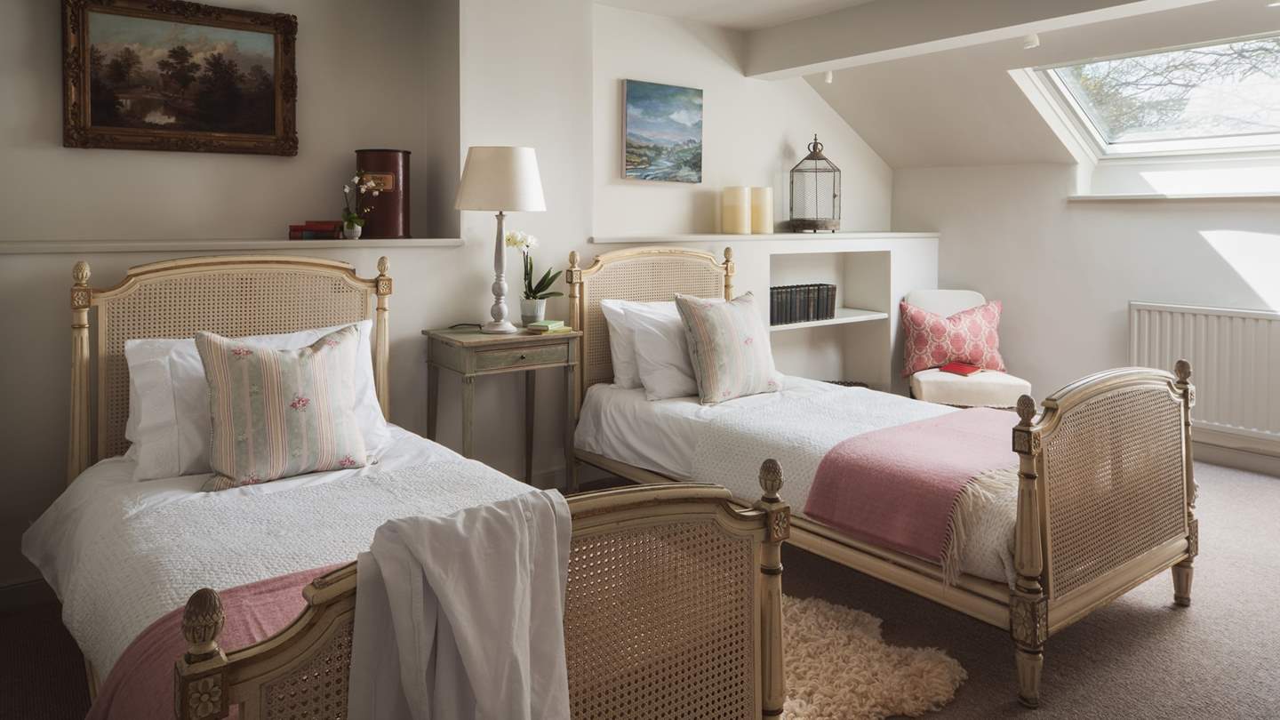 How pretty are these twin beds, perfect for little ones or friends