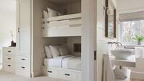 'Beech' is a brilliant family room with bunk beds and a zip and link bed