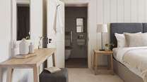 'Willow' also has a dressing table and en suite shower room