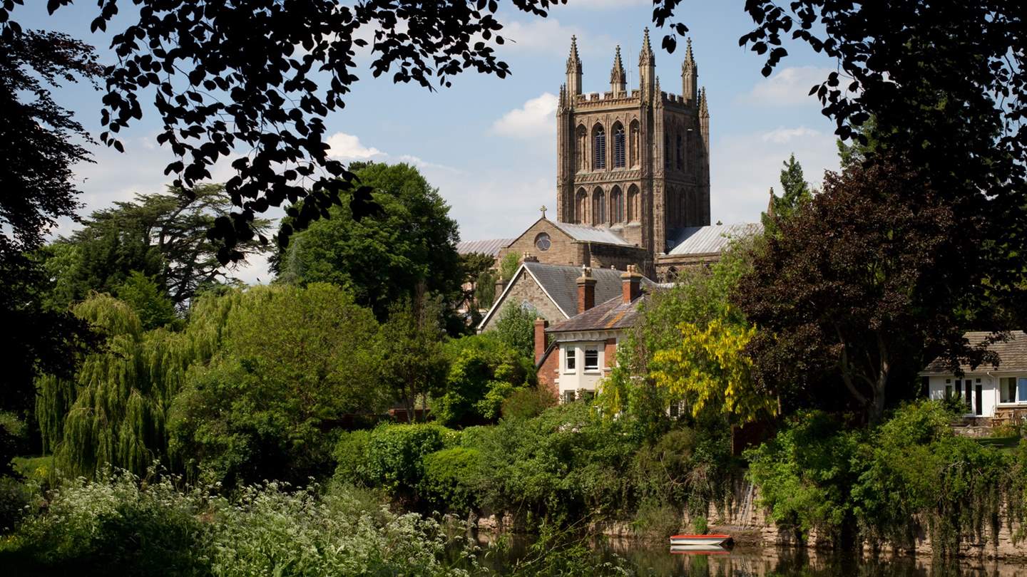 Wonderful Hereford with its beautiful cathedral is well worth a visit