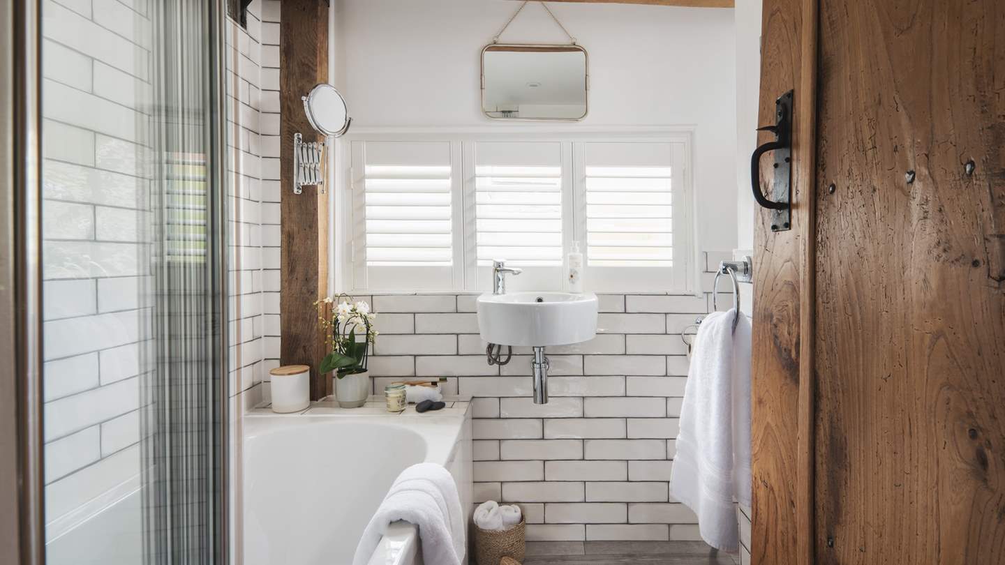 The downstairs bathroom