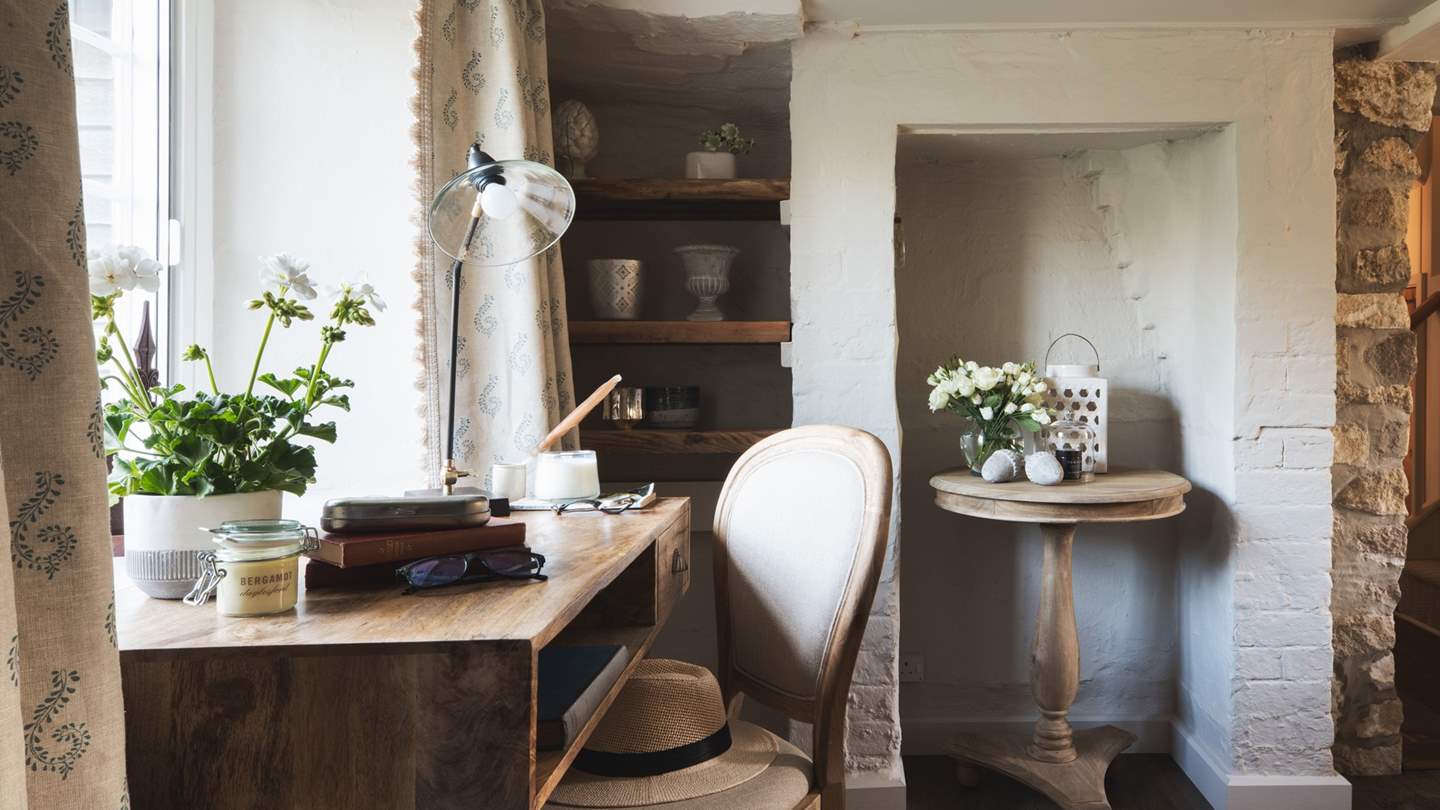 The study area is perfect if you need to make your stay a workcation