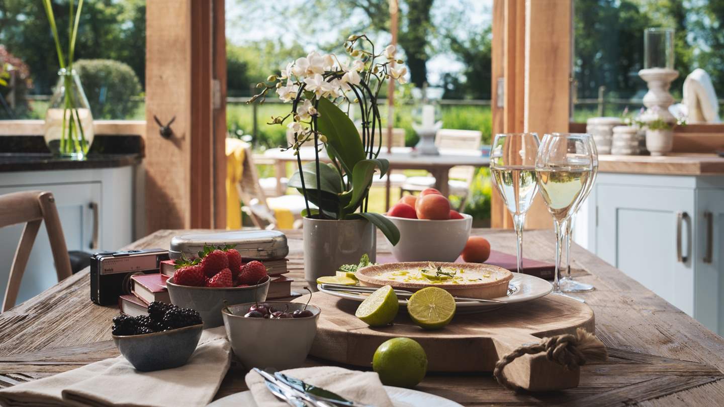 The perfect setting for long lunches and decadent dinner parties