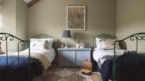 The charming twin bedroom, made for little ones...