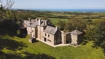 Trebrea Lodge is ideally situated close to the sea but carefully tucked away from the hustle and bustle