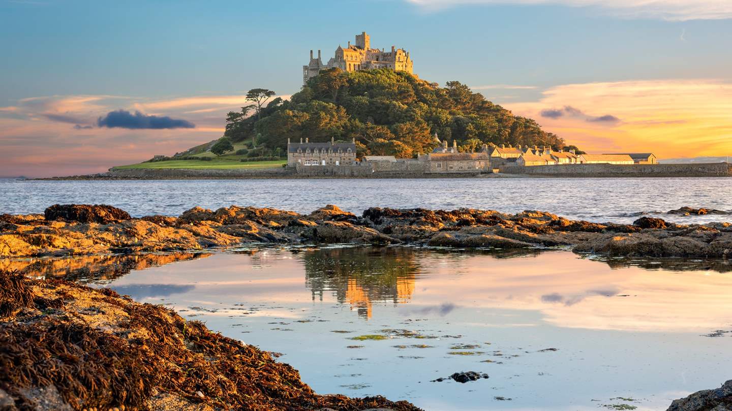 Gorgeous St Michael's Mount is a short drive away