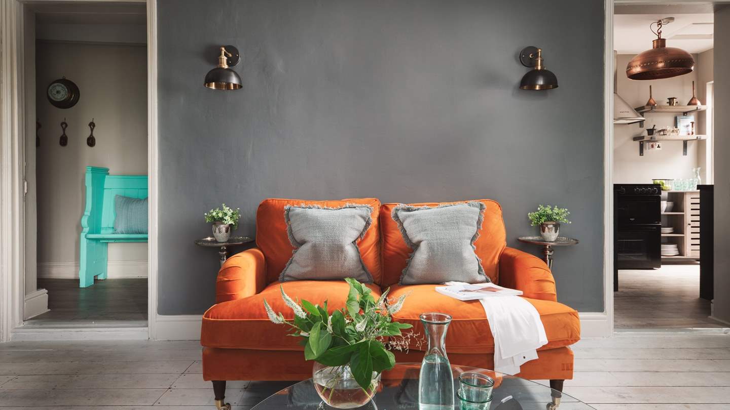 The cosy sitting room is a wonderful place to collapse in after a busy day out exploring