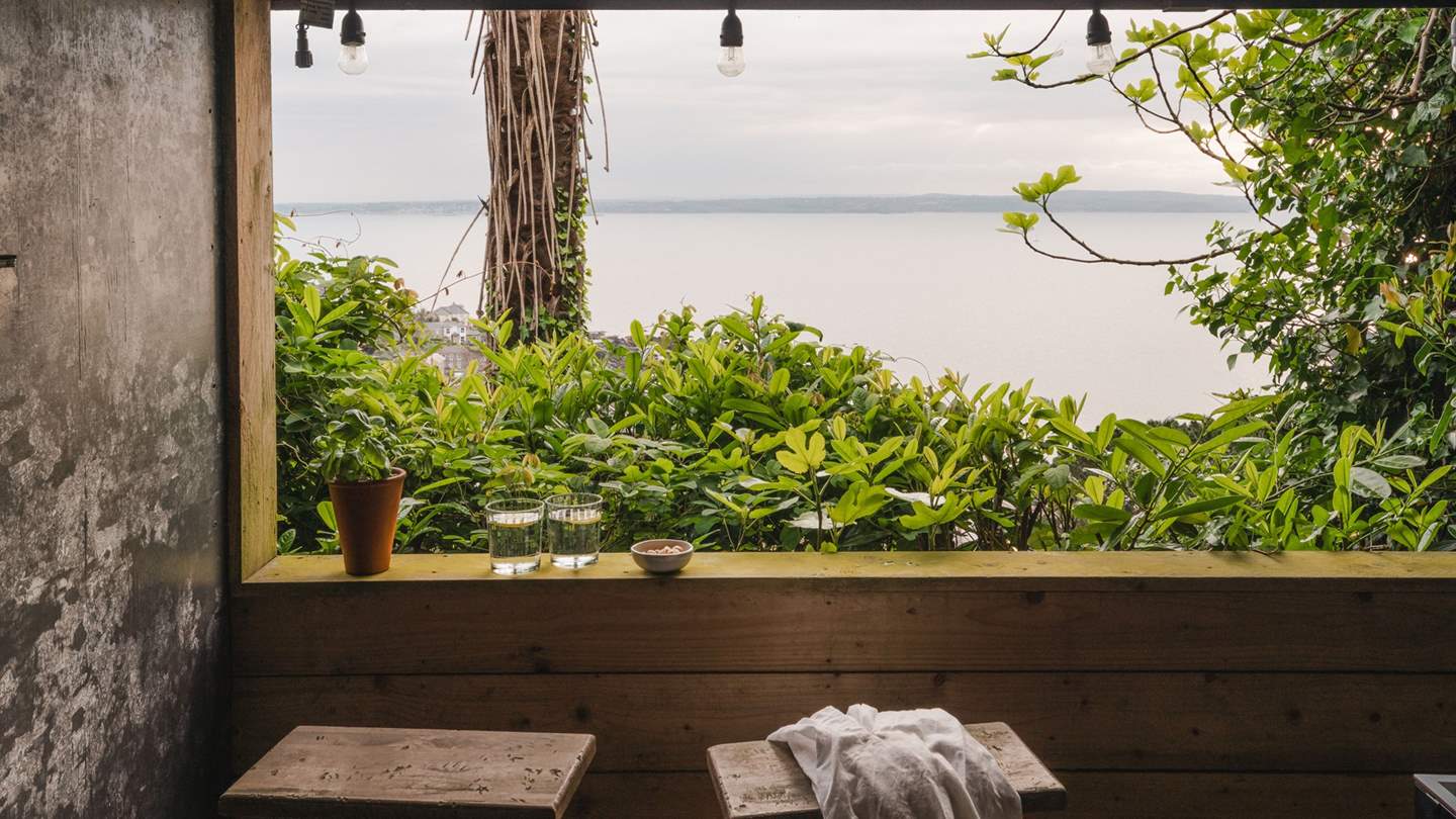 Outside there's table tennis and undercover seating