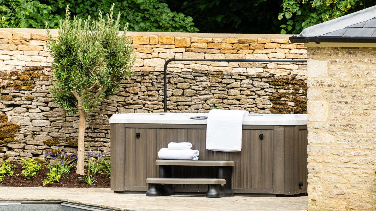 The bubbling hot tub awaits!