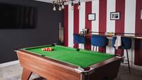 The games room, great for children and the young at heart