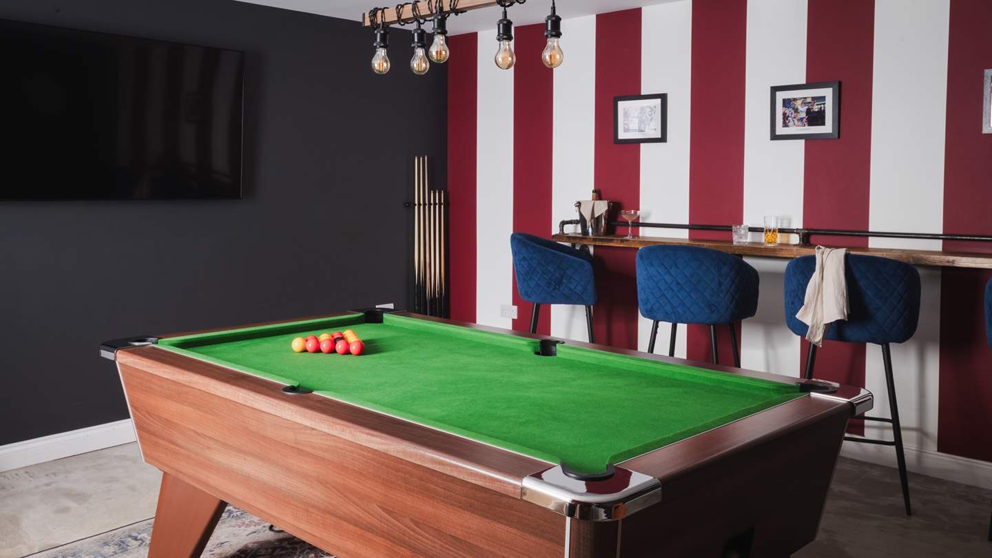 The games room, great for children and the young at heart