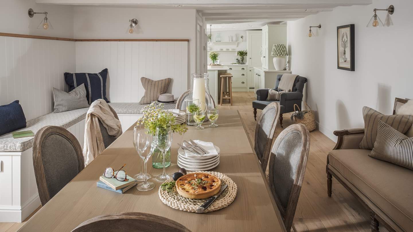 The open plan space is just perfect for entertaining