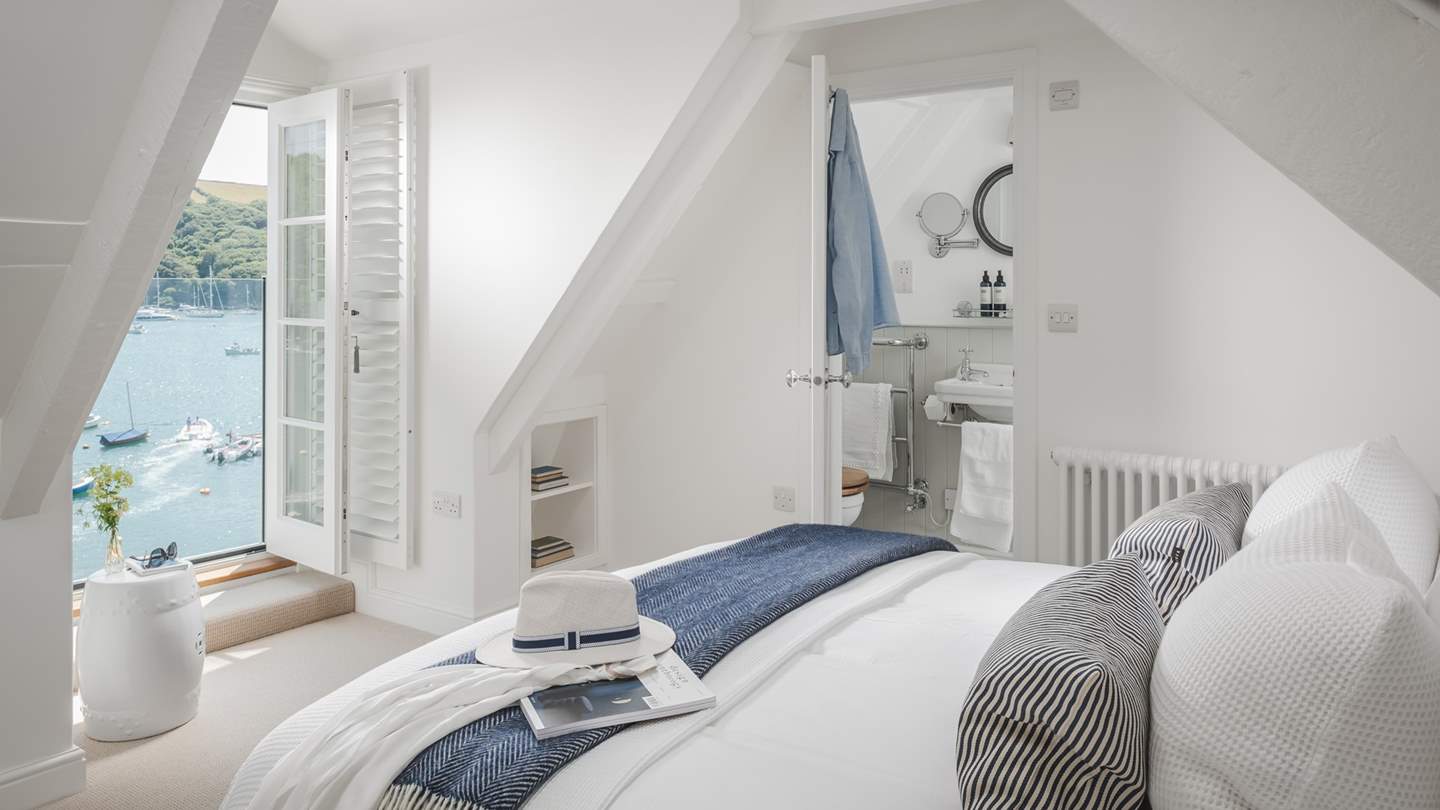 The en suite is just steps away