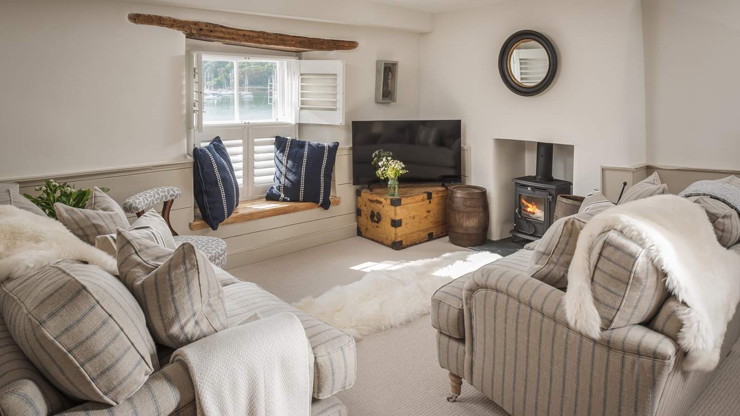 Open the shutters and reveal the glorious river views...