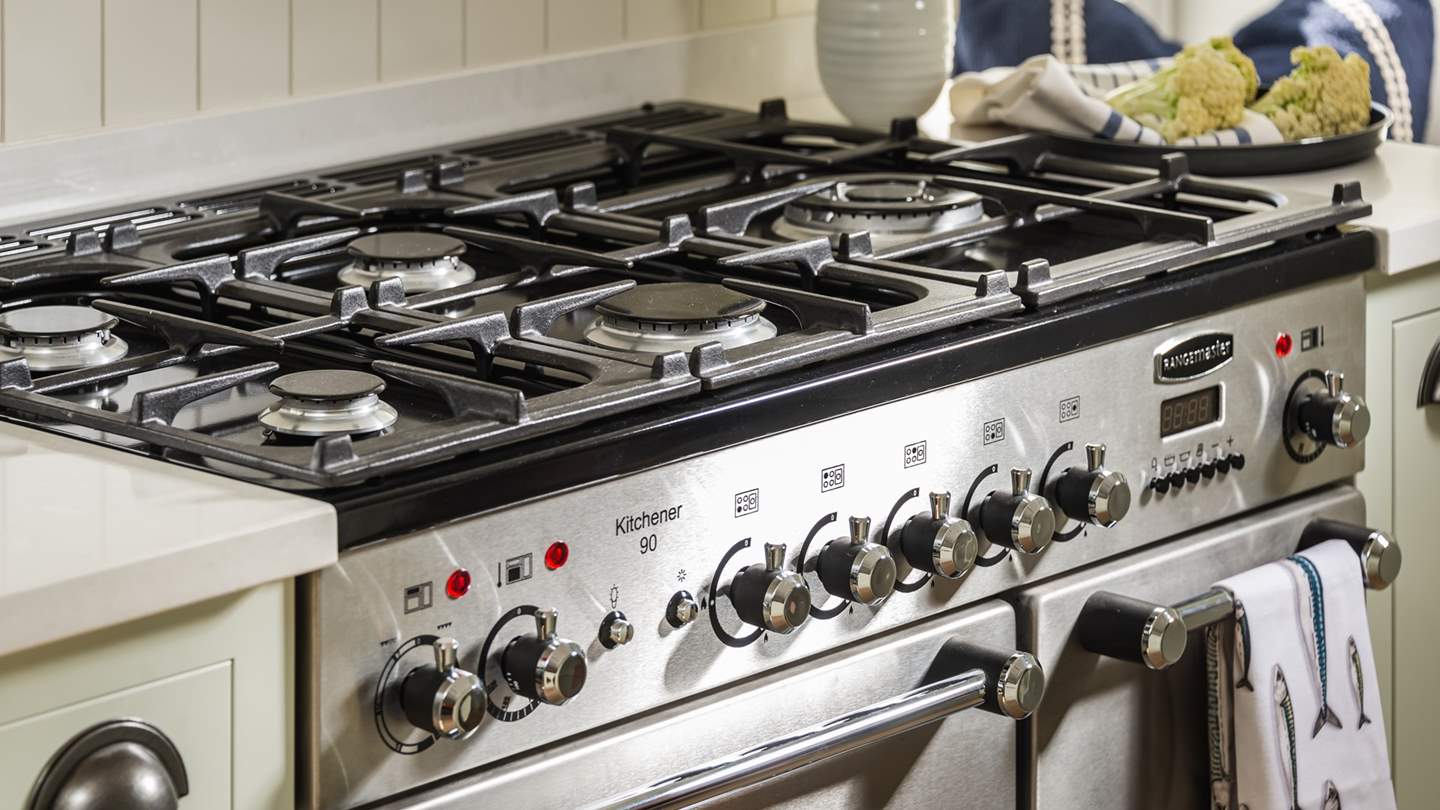 The Rangemaster gas cooker is perfect for whipping up feasts