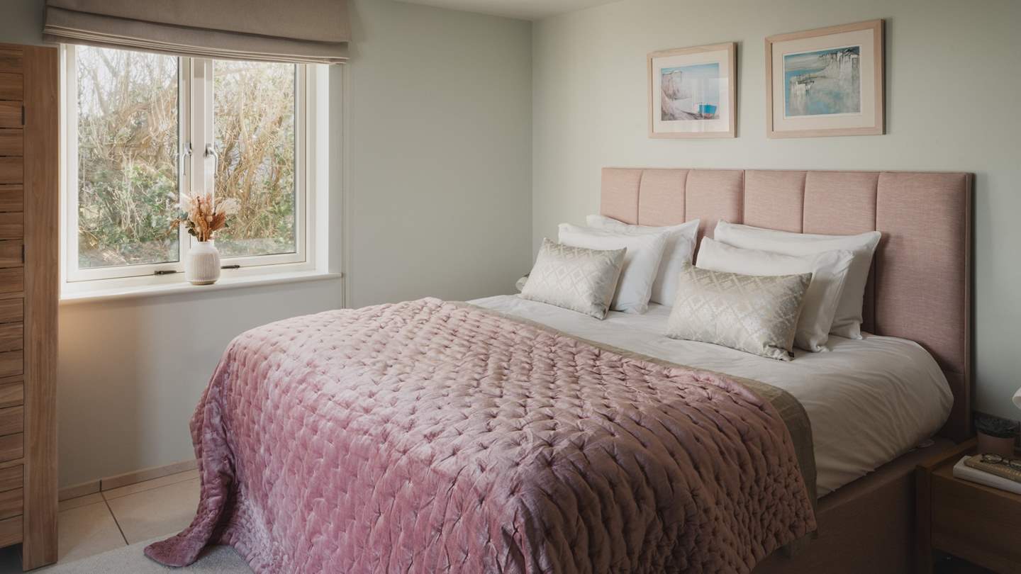 Calling for slow mornings and restful nights, the second bedroom is simply a delight


