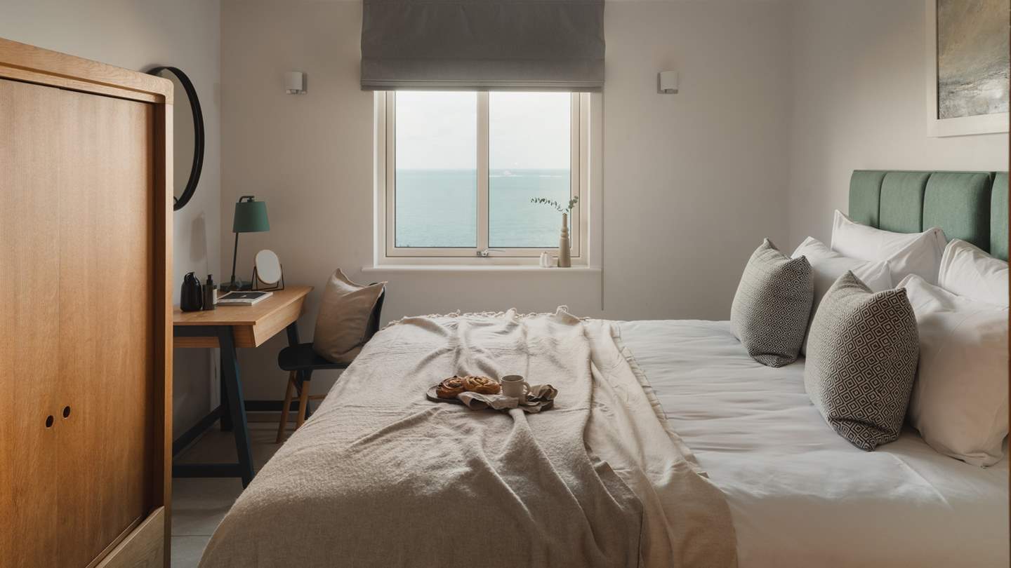 The three ground floor bedrooms have heated stone floors and share the large wet-room