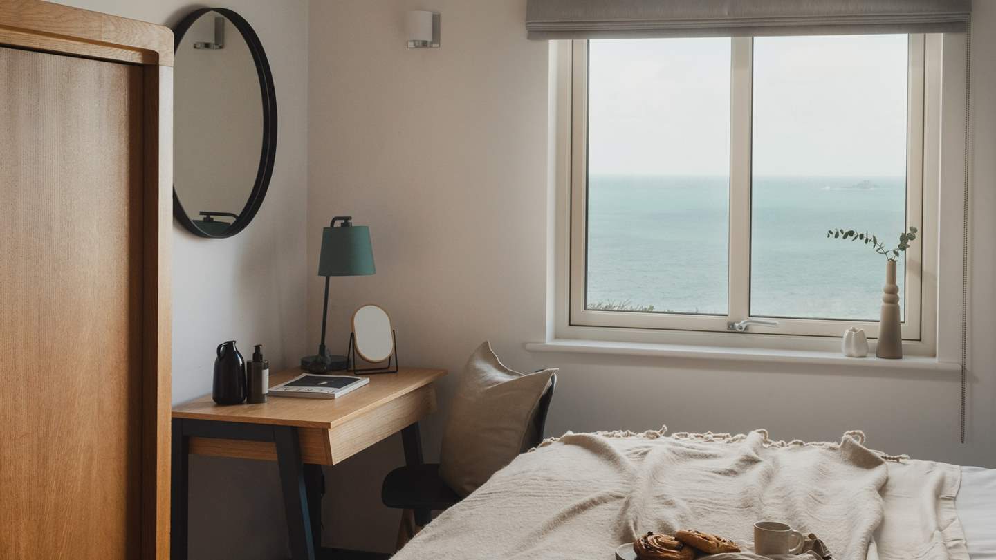 Enjoy waking up to magical sea views...