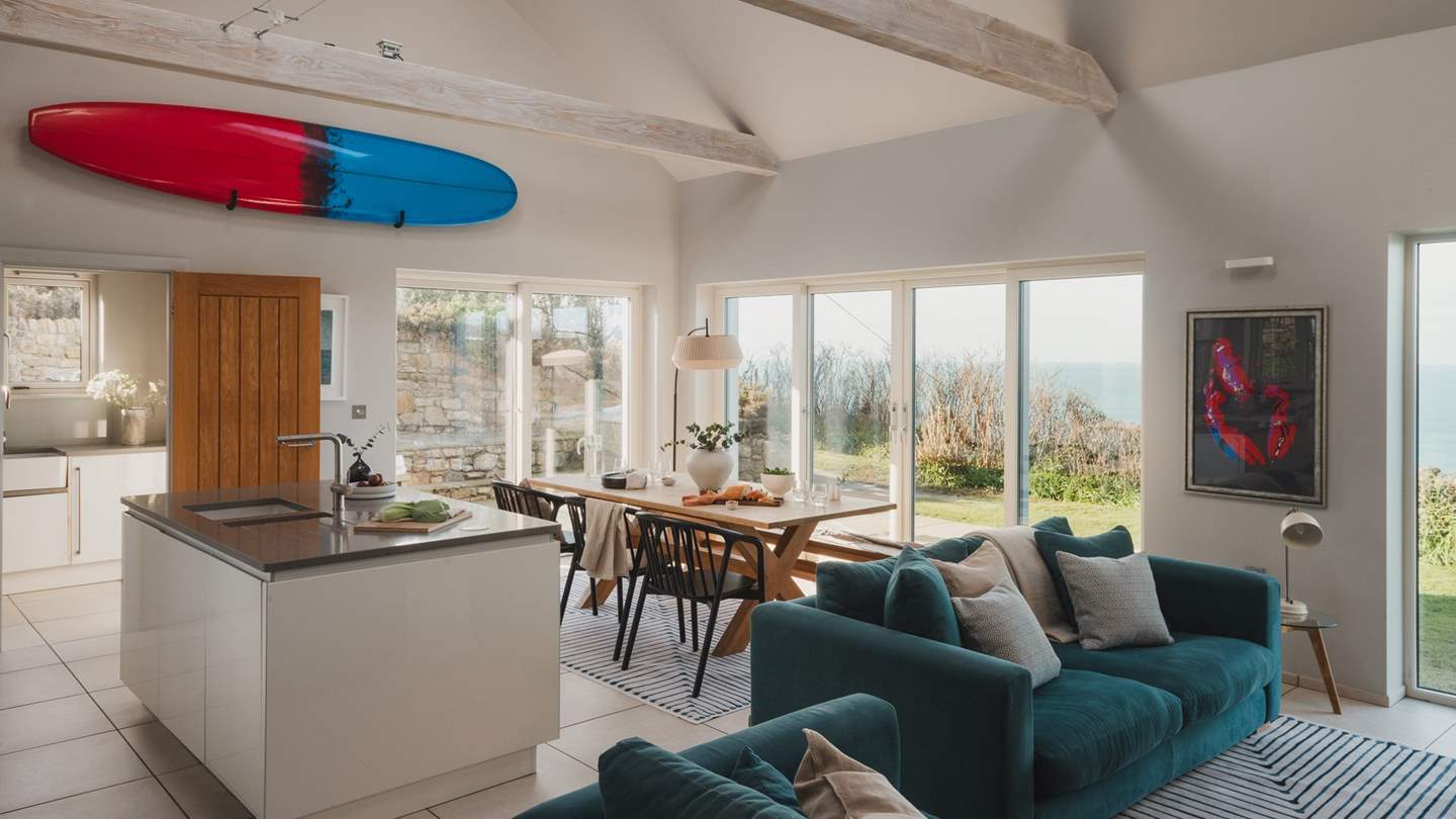 Enjoy memorable get-togethers with a backdrop of the ocean and the soundtrack of waves breaking on the shore