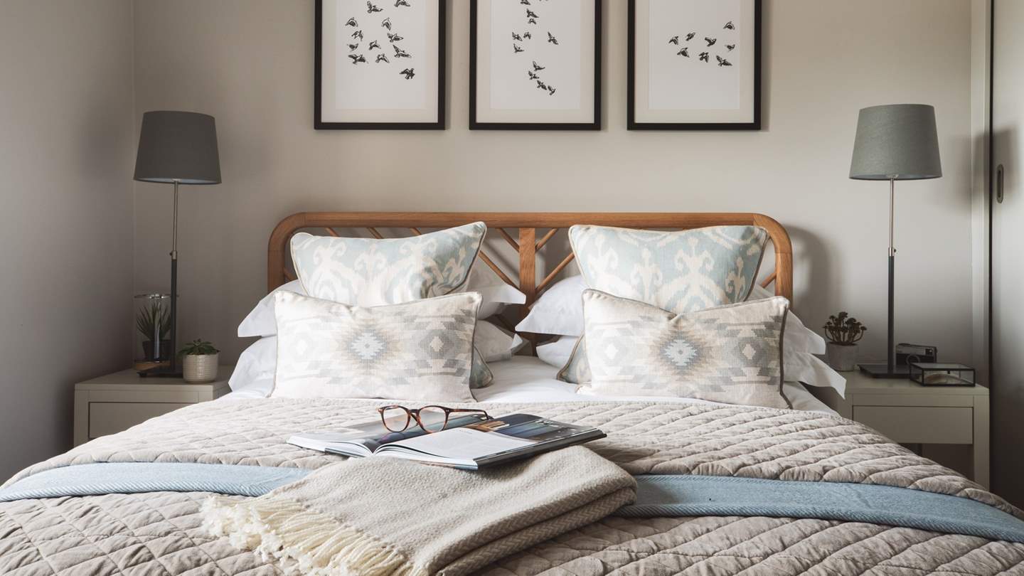 Enveloped in soft linens, bedding, cushions and throws to ensure you'll drift off into the sweetest of slumbers...