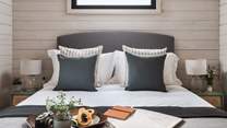 The bedding and linen are fabulously eco-friendly, with the pillows and duvets made from recycled ocean bound plastics