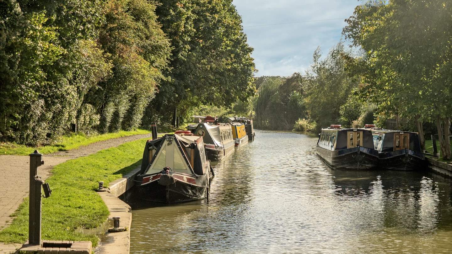 For a walk with a difference, head to the Kennet and Avon Canal and walk the tow paths for idyllic views