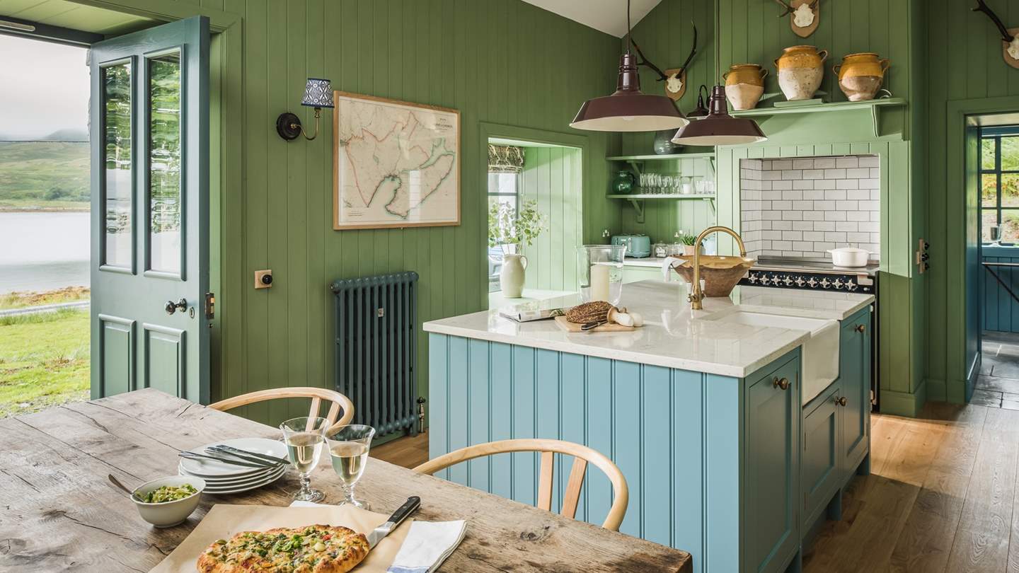 What could be more perfect than having the door open and that view to gaze at whilst you eat?