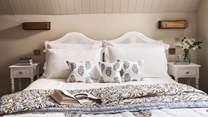 Dressed in the prettiest linens and soothing neutral tones...