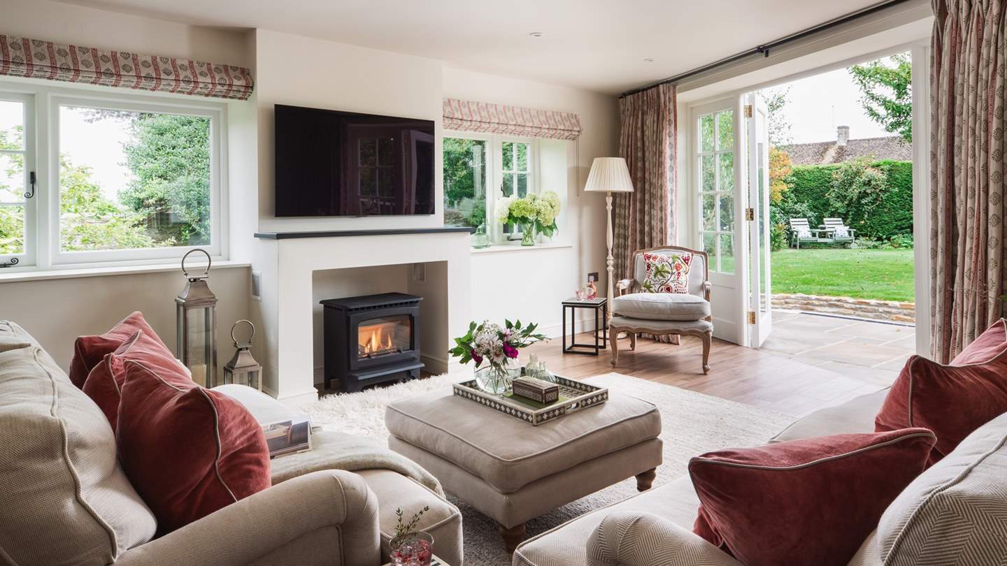 Light the cosy, gas wood burner and snuggle up with a glass of something extra special in hand...