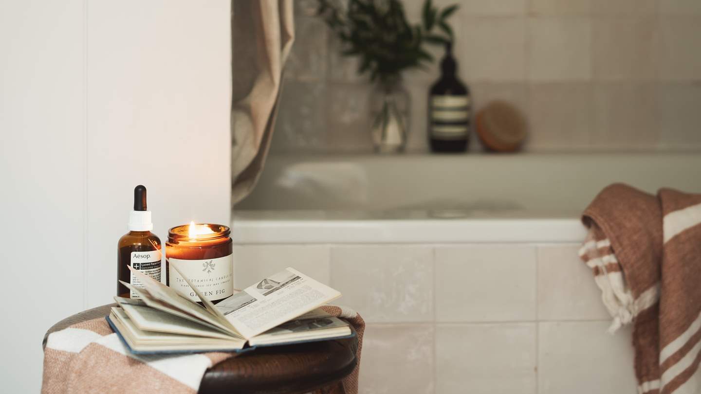 The perfect spot for a long, luxurious soak!