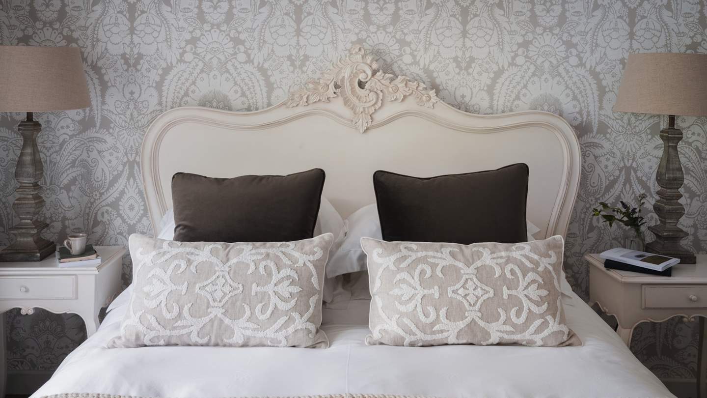 Bedroom five boasts romantic, Parisian style interiors and en suite bathroom
