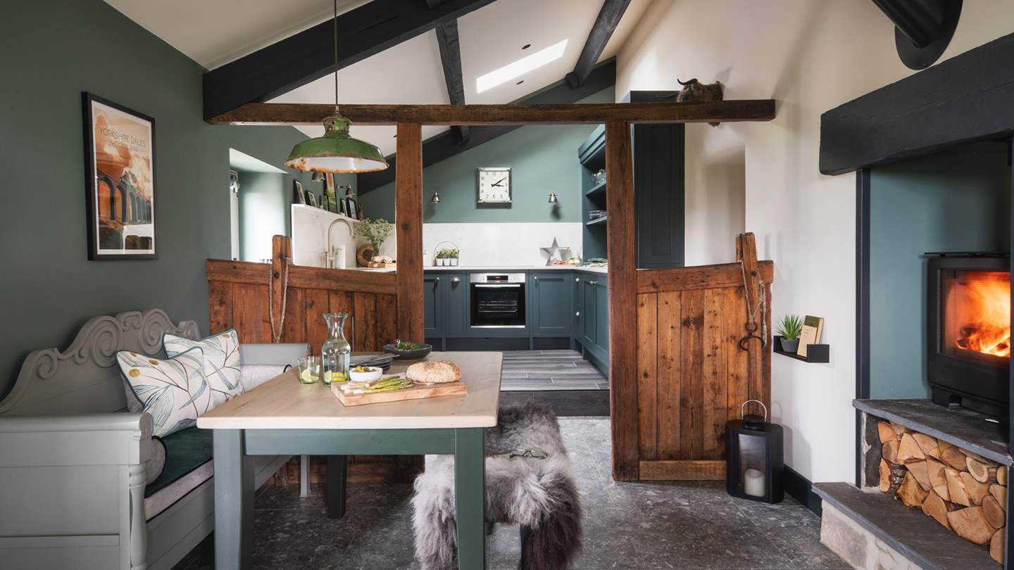 The perfect spot for hosting intimate meals, be it breakfast, dinner or lunch