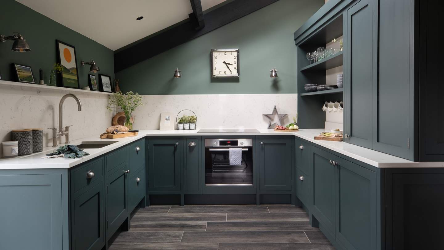 The fabulous kitchen is equipped with everything the budding chef could need