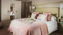 Cosy and charming, the bedroom is a real retreat at the end of the day